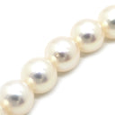 ミキモト MIKIMOTO あこやパール パールホワイト×シルバー パール シルバー ネックレス MIKIMOTO 真珠 1連