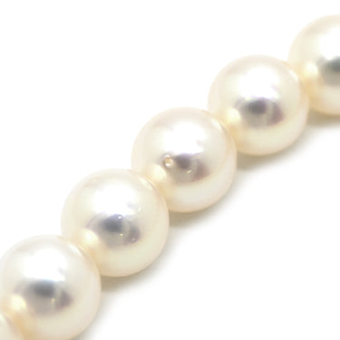 ミキモト MIKIMOTO あこやパール パールホワイト×シルバー パール シルバー ネックレス MIKIMOTO 真珠 1連