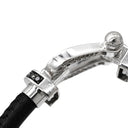 フレッド FRED フォース10 ラージモデル ブラックダイヤ ブラック×ホワイトゴールド K18WG ダイヤモンド レザー ステンレス #17 ブレスレット ダイヤモンド Au750 18K WG レザーコード