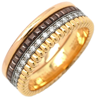 ブシュロン BOUCHERON キャトル クラシック ダイヤ リング スモール JRG00627 4カラー K18YG K18PG K18WG ブラウンPVD ダイヤモンド #T54(JP14) リング 指輪 K18 14号