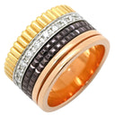 ブシュロン BOUCHERON キャトル クラシック ダイヤモンド ラージ JRG00623 4カラー K18YG K18PG K18WG ブラウンPVD ダイヤモンド #T49(JP9) リング 指輪 18K ブラウンPVD 9号