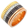 ブシュロン BOUCHERON キャトル クラシック ダイヤモンド ラージ JRG00623 4カラー K18YG K18PG K18WG ブラウンPVD ダイヤモンド #T49(JP9) リング 指輪 18K ブラウンPVD 9号