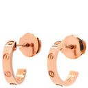 カルティエ Cartier ラブ LOVE フープピアス SM B8029000 ピンクゴールド K18PG ピアス ミニラブ 750 18K PG RG