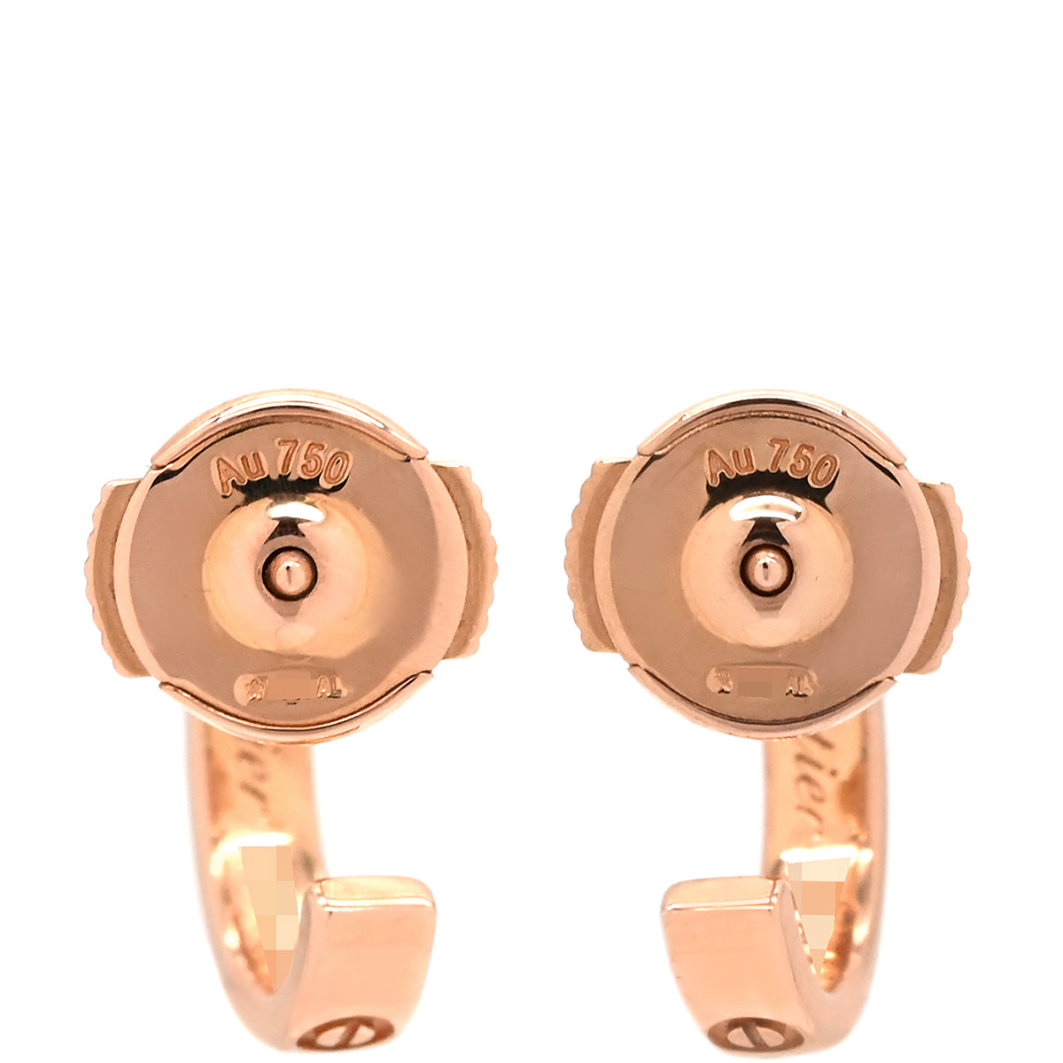 カルティエ Cartier ラブ LOVE フープピアス SM B8029000 ピンク