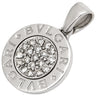 ブルガリ BVLGARI ブルガリブルガリ ダイヤ ホワイトゴールド K18WG ダイヤモンド ペンダントトップ パヴェ 19石 750 18K WG ネックレストップ