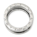 ブルガリ BVLGARI ビーゼロワン B-zero1 2バンドリング ホワイトゴールド K18WG #58(JP18) リング 指輪 750 18金 WG 17号