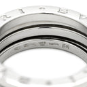 ブルガリ BVLGARI ビーゼロワン B-zero1 2バンドリング ホワイトゴールド K18WG #58(JP18) リング 指輪 750 18金 WG 17号