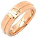 ティファニー Tiffany & Co T TWO ワイド ローズゴールド K18PG リング 指輪 ピンクゴールド 18K AU750 RG PG 15号