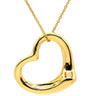 ティファニー Tiffany & Co オープンハート イエローゴールド K18YG ネックレス T＆Co. 18K 18金 750 YG エルサペレッティ