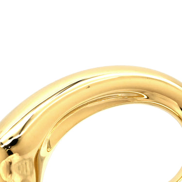ティファニー Tiffany & Co オープンハート イエローゴールド K18YG ネックレス T＆Co. 18K 18金 750 YG エルサペレッティ