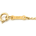 ティファニー Tiffany & Co オープンハート イエローゴールド K18YG ネックレス T＆Co. 18K 18金 750 YG エルサペレッティ
