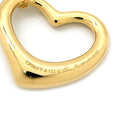 ティファニー Tiffany & Co オープンハート イエローゴールド K18YG ネックレス T＆Co. 18K 18金 750 YG エルサペレッティ