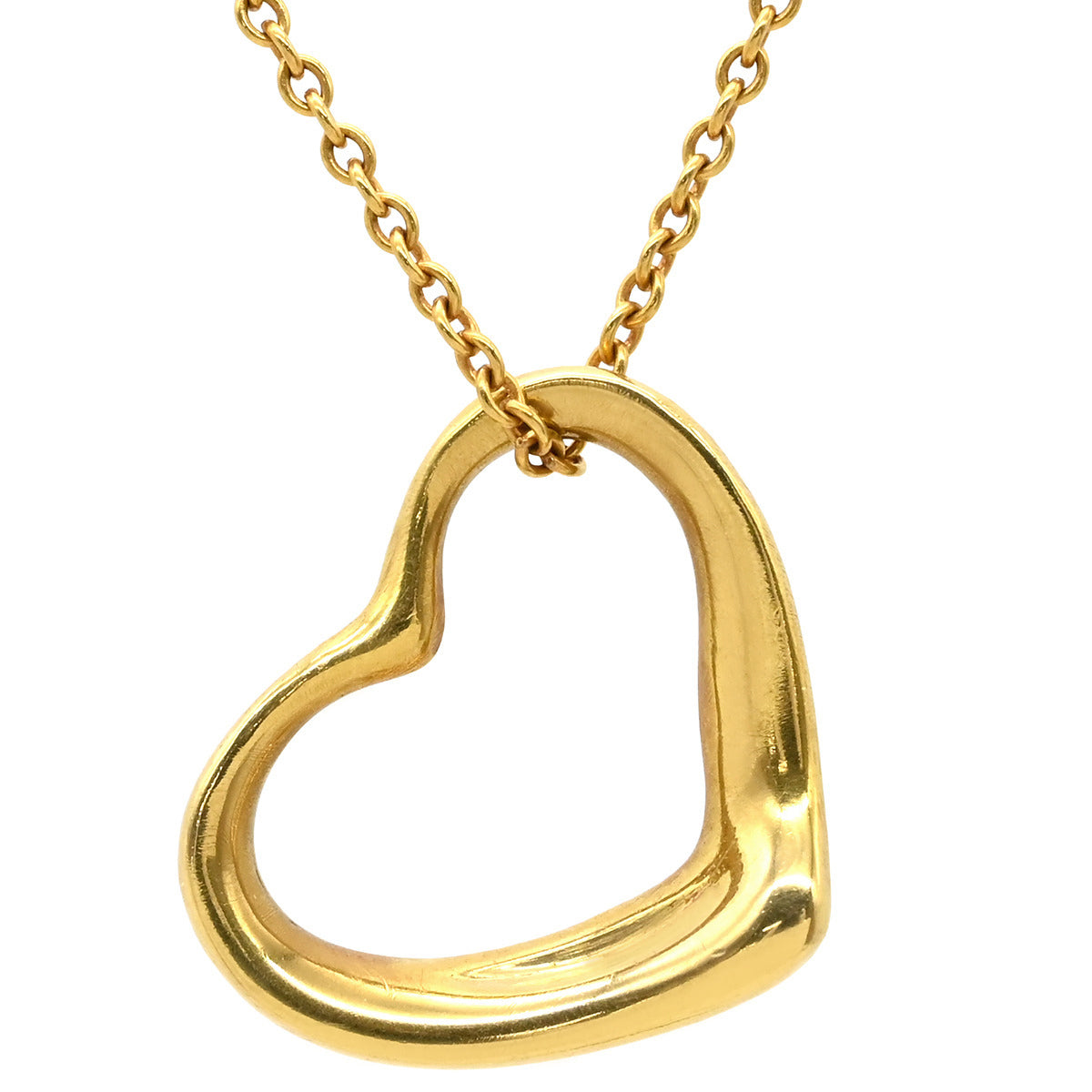 ティファニー Tiffany & Co オープンハート イエローゴールド