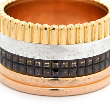 ブシュロン BOUCHERON キャトル クラシック ラージ JRG00257 4カラー K18YG K18PG K18WG ブラウンPVD #T52 リング 指輪 Au750 18K ブラウンPVD 12号