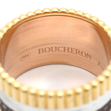 ブシュロン BOUCHERON キャトル クラシック ラージ JRG00257 4カラー K18YG K18PG K18WG ブラウンPVD #T52 リング 指輪 Au750 18K ブラウンPVD 12号