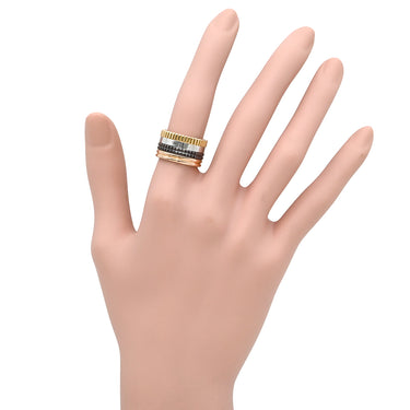 ブシュロン BOUCHERON キャトル クラシック ラージ JRG00257 4カラー K18YG K18PG K18WG ブラウンPVD #T52 リング 指輪 Au750 18K ブラウンPVD 12号