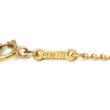 ティファニー Tiffany & Co ティアドロップ イエローゴールド K18YG ネックレス T＆Co. Au750 18K エルサペレッティ しずく