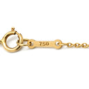 ティファニー Tiffany & Co ティアドロップ イエローゴールド K18YG ネックレス T＆Co. Au750 18K エルサペレッティ しずく