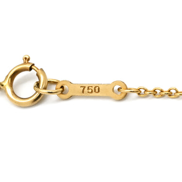 ティファニー Tiffany & Co ティアドロップ イエローゴールド K18YG ネックレス T＆Co. Au750 18K エルサペレッティ しずく