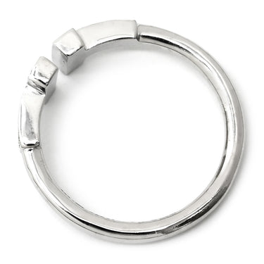 ティファニー Tiffany & Co ダイヤモンド ワイヤー ホワイトゴールド K18WG ダイヤモンド リング 指輪 T＆Co. Au750 18K 18金 Tワイヤー 6号