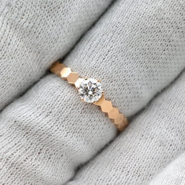 ショーメ CHAUMET ビー ドゥ ショーメ ソリテール ダイヤ J4NG00 ピンクゴールド K18PG ダイヤモンド #51(JP11) リング 指輪 Bee My Love 10.5号