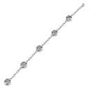 カルティエ Cartier パシャ グリッド 5モチーフ チェーン ホワイトゴールド K18WG ブレスレット 750WG 18K 18金