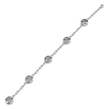 カルティエ Cartier パシャ グリッド 5モチーフ チェーン ホワイトゴールド K18WG ブレスレット 750WG 18K 18金