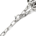 カルティエ Cartier パシャ グリッド 5モチーフ チェーン ホワイトゴールド K18WG ブレスレット 750WG 18K 18金
