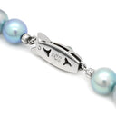 タサキ TASAKI パール 7.5-7.8mm ブルー×ホワイトゴールド K14WG パール ネックレス 青 TASAKI 14K 585AU 真珠 ラウンドシェイプ