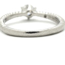 ノンブランド NON BRAND ダイヤモンド 0.304ct 立爪 プラチナシルバー Pt1000 ダイヤモンド リング 指輪 プラチナ1000 1石 1粒 ホールマーク ラウンドブリリアント イニシャル入り 8.5号