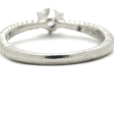 ノンブランド NON BRAND ダイヤモンド 0.304ct 立爪 プラチナシルバー Pt1000 ダイヤモンド リング 指輪 プラチナ1000 1石 1粒 ホールマーク ラウンドブリリアント イニシャル入り 8.5号