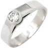 ノンブランド NON BRAND ダイヤモンド 0.20ct プラチナシルバー Pt900 ダイヤモンド リング 指輪 プラチナ900 1粒 1石 ラウンドブリリアント 11号