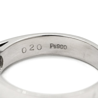 ノンブランド NON BRAND ダイヤモンド 0.20ct プラチナシルバー Pt900 ダイヤモンド リング 指輪 プラチナ900 1粒 1石 ラウンドブリリアント 11号