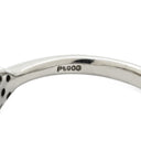 ノンブランド NON BRAND あこやパール 9.5mm ダイヤ パールホワイトXプラチナシルバー Pt900 パール ダイヤモンド リング 指輪 真珠 1粒 白 ラウンドシェイプ プラチナ900 11.5号
