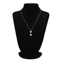 ノンブランド NON BRAND ダイヤモンド 2.01ct プラチナシルバー Pt900 ダイヤモンド ペンダントトップ PT900 2連 ネックレストップ ドロップ スウィング