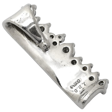 ノンブランド NON BRAND ダイヤモンド 0.27ct プラチナシルバー Pt900 ダイヤモンド ペンダントトップ PT900 ネックレストップ バー