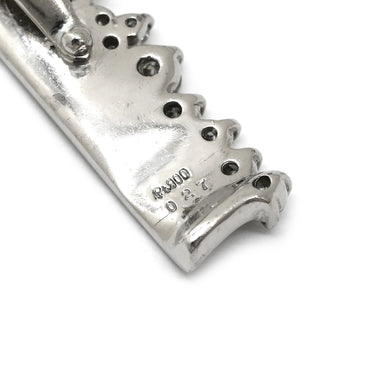 ノンブランド NON BRAND ダイヤモンド 0.27ct プラチナシルバー Pt900 ダイヤモンド ペンダントトップ PT900 ネックレストップ バー