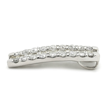 ノンブランド NON BRAND ダイヤモンド 2.00ct プラチナシルバー Pt900 ダイヤモンド ペンダントトップ プラチナ900 ネックレストップ バゲットカット ラウンドブリリアントカット