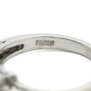 ノンブランド NON BRAND ルビー ダイヤ レッドXプラチナシルバー Pt900 ルビー ダイヤモンド リング 指輪 赤 一文字 スクエアバゲットミックスカット プラチナ 8.5号