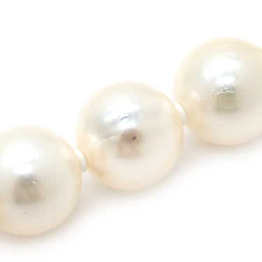 ノンブランド NON BRAND あこやパール 7.5-8.0mm パールホワイト×シルバー パール シルバー ネックレス アコヤ 真珠 silver 1連 ラウンドシェイプ