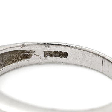 ノンブランド NON BRAND ダイヤ 1.00ct 一文字リング プラチナシルバー Pt900 ダイヤモンド リング 指輪 プラチナ900 7石 7粒 1列 バゲットカット 12号