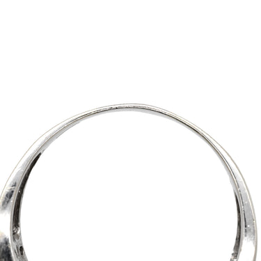 ノンブランド NON BRAND ダイヤモンド 1.00ct Vライン ホワイトゴールド K18WG ダイヤモンド リング 指輪 18K 750 WG V字 デザインリング 18号