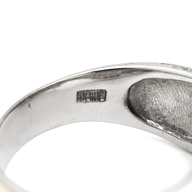 ノンブランド NON BRAND ダイヤモンド 1.00ct Vライン ホワイトゴールド K18WG ダイヤモンド リング 指輪 18K 750 WG V字 デザインリング 18号