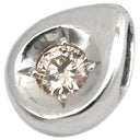 ノンブランド NON BRAND ダイヤモンド 0.10ct プラチナシルバー Pt900 ダイヤモンド ペンダントトップ PT900 1石 ネックレストップ