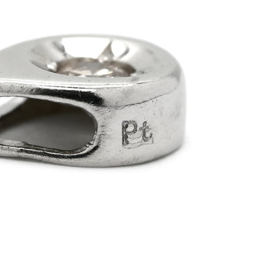 ノンブランド NON BRAND ダイヤモンド 0.10ct プラチナシルバー Pt900 ダイヤモンド ペンダントトップ PT900 1石 ネックレストップ