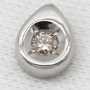 ノンブランド NON BRAND ダイヤモンド 0.10ct プラチナシルバー Pt900 ダイヤモンド ペンダントトップ PT900 1石 ネックレストップ