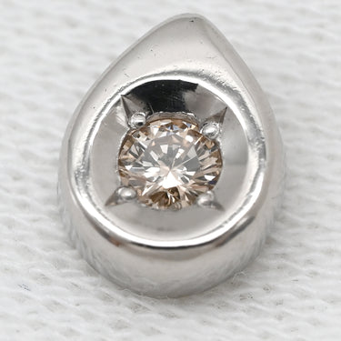 ノンブランド NON BRAND ダイヤモンド 0.10ct プラチナシルバー Pt900 ダイヤモンド ペンダントトップ PT900 1石 ネックレストップ