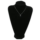 ノンブランド NON BRAND ブルーサファイア 0.73ct ダイヤモンド ブルー×プラチナシルバー Pt900 サファイア ダイヤモンド ペンダントトップ 青 ペアシェイプカット プラチナ