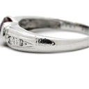 ノンブランド NON BRAND ルビー 1.279ct ダイヤモンド レッド×プラチナシルバー Pt900 ルビー ダイヤモンド リング 指輪 赤 1石 1粒 プラチナ900 オーバル 10.5号