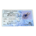 ノンブランド NON BRAND サファイア 0.89ct ダイヤ ブルー×プラチナシルバー×イエローゴールド Pt900 K18YG サファイア ダイヤモンド ペンダントトップ 青 プラチナ 18K 750YG コンビ ネックレストップ バケットミックスカット